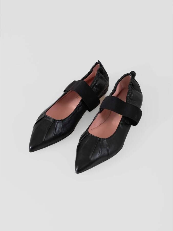 Pretty Ballerinas Elegante Veterschoenen Black Dames