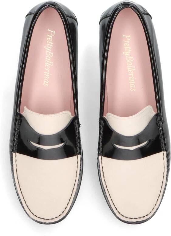 Pretty Ballerinas Elegante zwarte lakloafer Black Dames