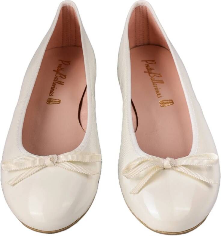 Pretty Ballerinas Glanzende Ballerinas White Dames