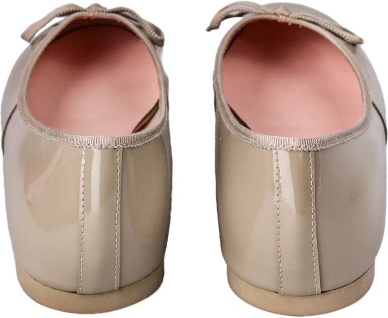 Pretty Ballerinas Glanzende Balletflats Beige Dames