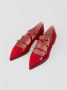 Pretty Ballerinas Dames Patent Leren Ballet Flats Red Dames - Thumbnail 3