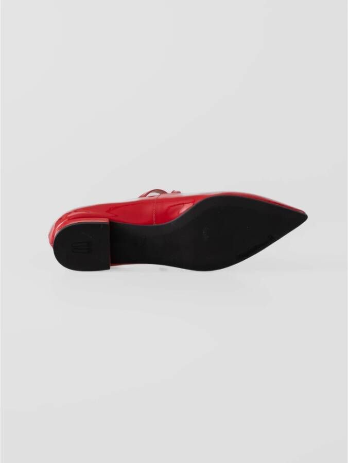 Pretty Ballerinas Rode Lakleren Ballet Flats Red Dames