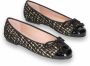 Pretty Ballerinas Tweed Rosario Ballerina Schoenen Black Dames - Thumbnail 2