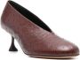 Proenza Schouler Gedrukte Struisvogel Tee Pumps Brown Dames - Thumbnail 2