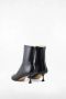 Proenza Schouler Lamsleren Enkellaarzen Black Dames - Thumbnail 3