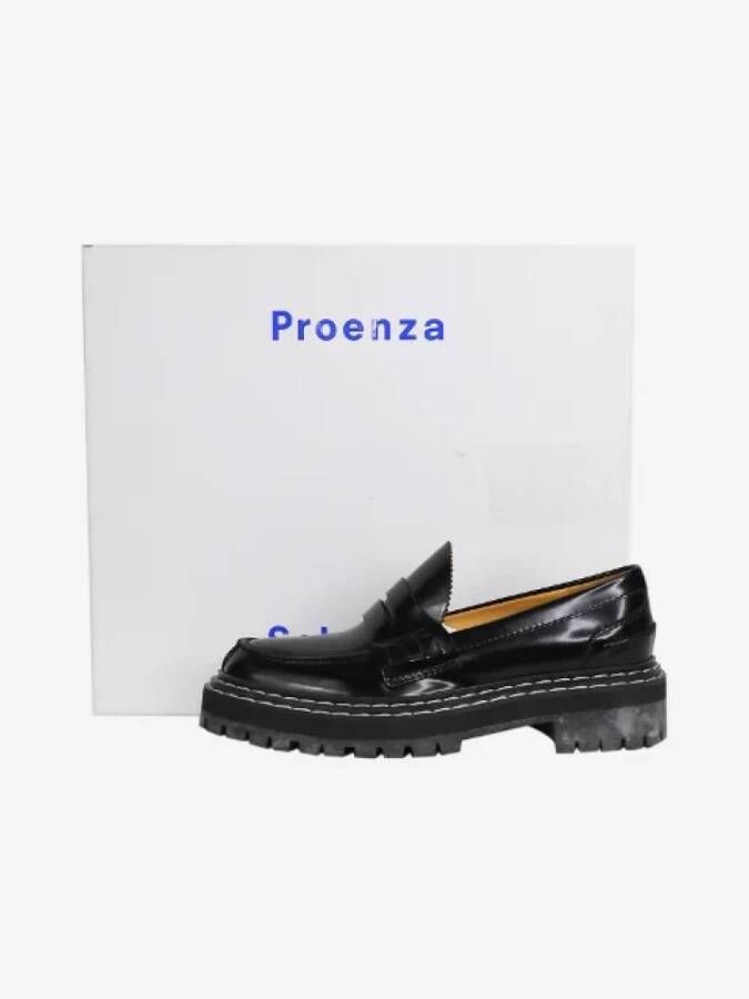 Proenza Schouler Pre-owned Leather flats Black Dames