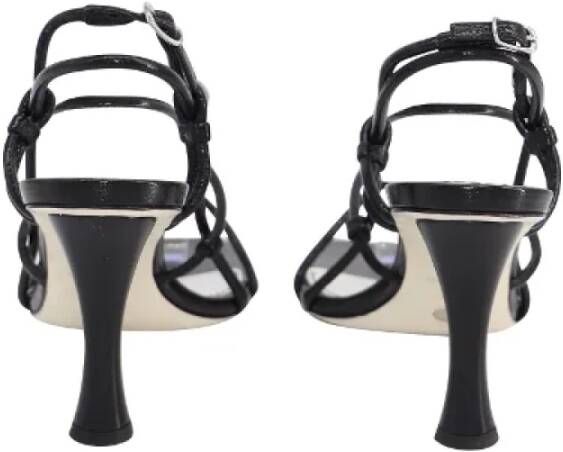 Proenza Schouler Pre-owned Leather sandals Black Dames