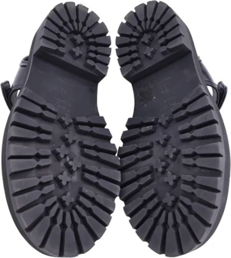 Proenza Schouler Pre-owned Leather sandals Black Dames