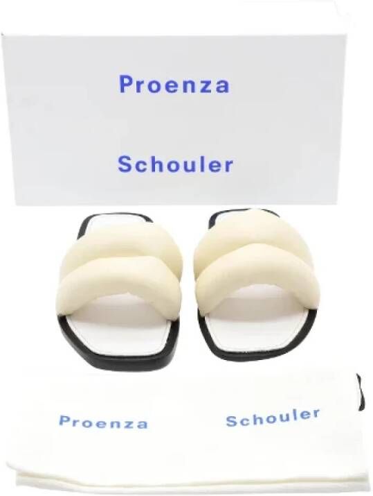 Proenza Schouler Pre-owned Leather sandals White Dames