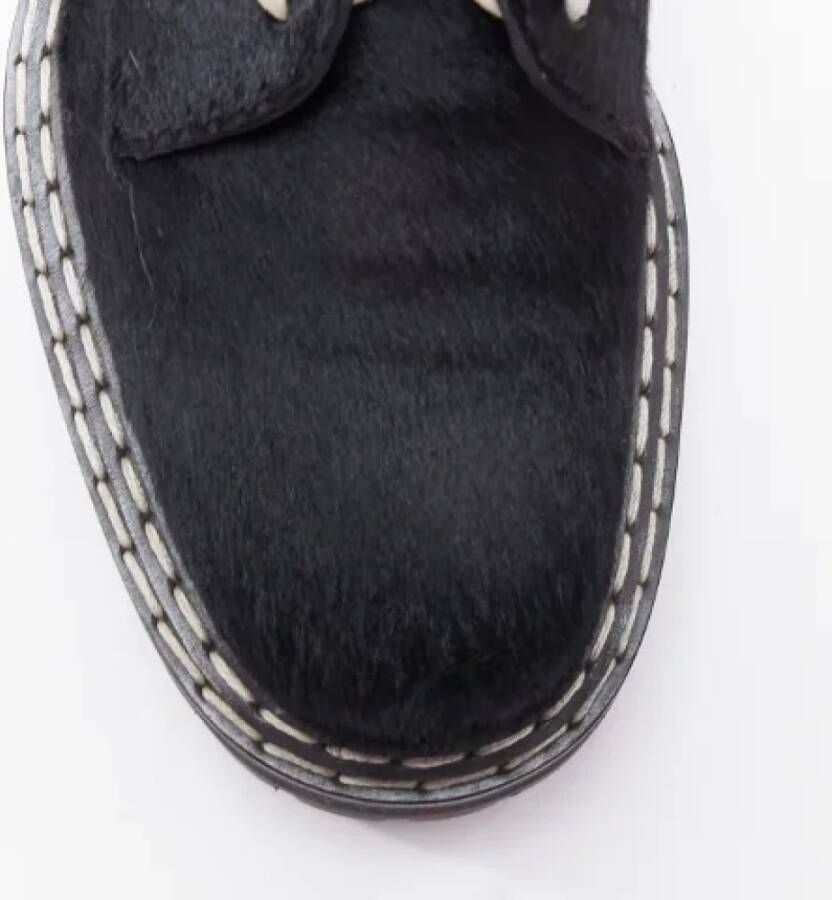 Proenza Schouler Pre-owned Pony hair flats Black Dames