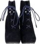 Proenza Schouler Pre-owned Suede boots Blue Dames - Thumbnail 3