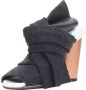 Proenza Schouler Pre-owned Wool heels Gray Dames - Thumbnail 4