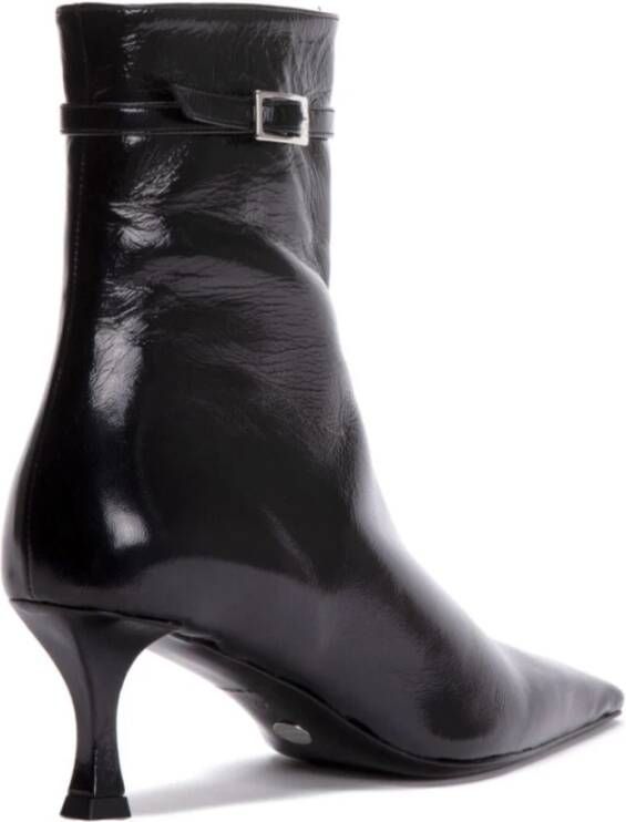 Proenza Schouler Stiletto Stijl Zwarte Enkellaarzen Black Dames