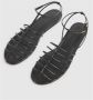 Proenza Schouler Zwarte Leren Cage Sandalen Black Dames - Thumbnail 2