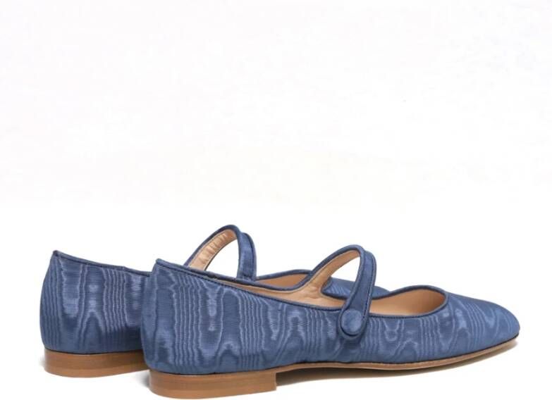 Prosperine Blauwe Ballerinas met Moirè Bandje Blue Dames