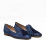 Prosperine Blauwe Loafer Schoenen met Zijden Kwastjes Blue Dames - Thumbnail 2