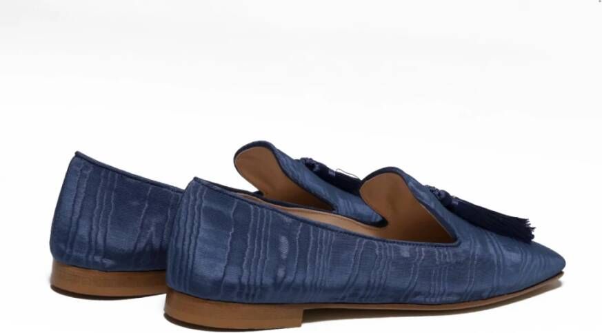 Prosperine Blauwe Loafer Schoenen met Zijden Kwastjes Blue Dames