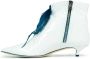 Prosperine Blauwe Veer Lakleren Enkellaarzen White Dames - Thumbnail 3