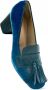 Prosperine Fluwelen Loafer met Kwastjes Blue Dames - Thumbnail 2