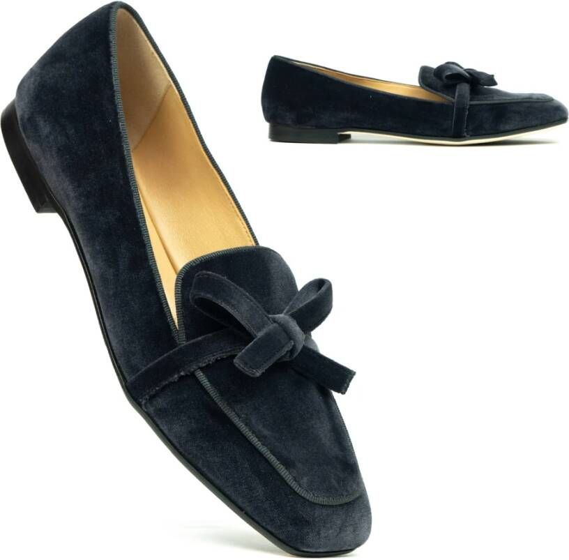 Prosperine Fluwelen Loafer met Strik Black Dames