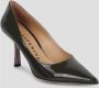 Prosperine Gelakte puntige pumps met spoolhak Gray Dames - Thumbnail 2