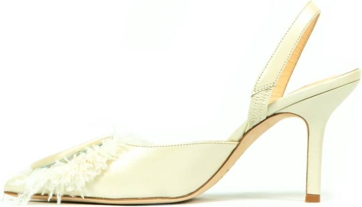 Prosperine Gevleugelde haksandaal Beige Dames