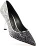 Prosperine Glitter Dameshakken 80mm Leren Zool Black Dames - Thumbnail 2