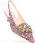 Prosperine Glitter Slingback met elastische band Pink Dames - Thumbnail 2