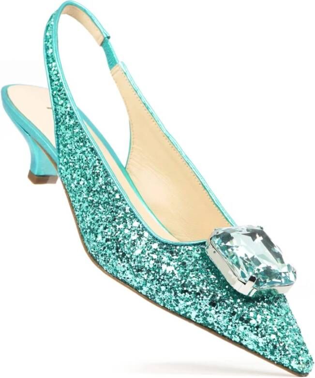 Prosperine Glitter Steen Damesschoenen Green Dames