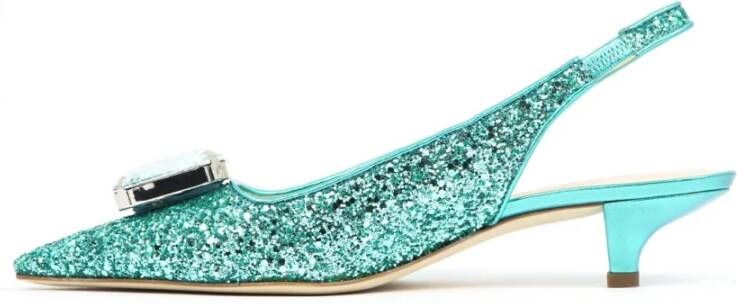 Prosperine Glitter Steen Damesschoenen Green Dames