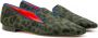 Prosperine Leren Mocassin met Suède Detail Green Dames - Thumbnail 2