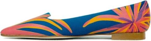 Prosperine Loafer met Palmprint Stof Multicolor Dames