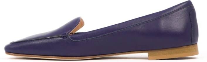 Prosperine Nappa Mocassin met 15mm Hak Blue Dames