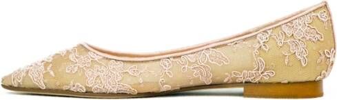 Prosperine Net Ballerina Schoenen Beige Dames