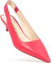 Prosperine Open-toe leren pumps met 35mm hak Red Dames - Thumbnail 2