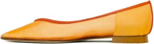 Prosperine Oranje Mesh Ballerina Schoenen Orange Dames