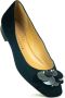 Prosperine Paillet Ballerina Schoenen Black Dames - Thumbnail 2