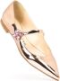 Prosperine Spiegel Ballerina Schoenen met Juweel Detail Pink Dames - Thumbnail 2