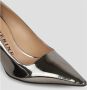 Prosperine Spiegel Effect Puntige Pumps Medium Hak Gray Dames - Thumbnail 3