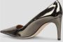 Prosperine Spiegel Effect Puntige Pumps Medium Hak Gray Dames - Thumbnail 4