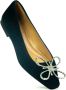 Prosperine Suède Ballerina met Accessoire Black Dames - Thumbnail 2