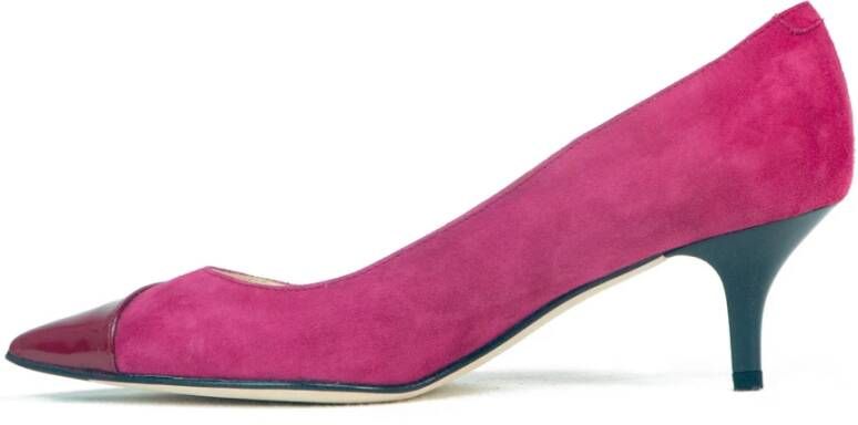 Prosperine Suède en lakleren pumps Pink Dames