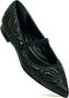 Prosperine Zwarte Nappa Loafer met Veters Black Dames - Thumbnail 2