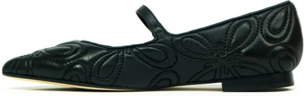 Prosperine Zwarte Nappa Loafer met Veters Black Dames