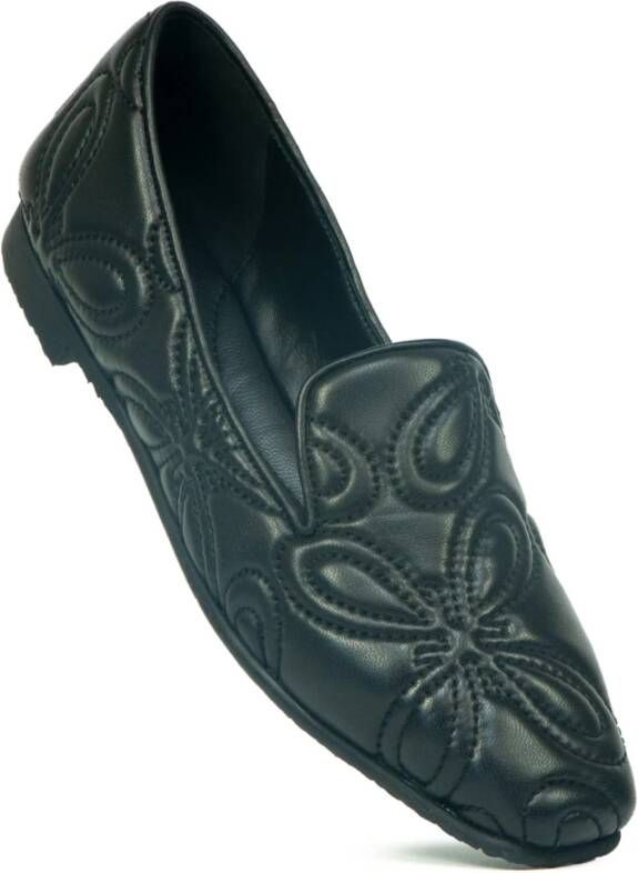 Prosperine Zwarte Nappa Loafer Schoen Black Dames