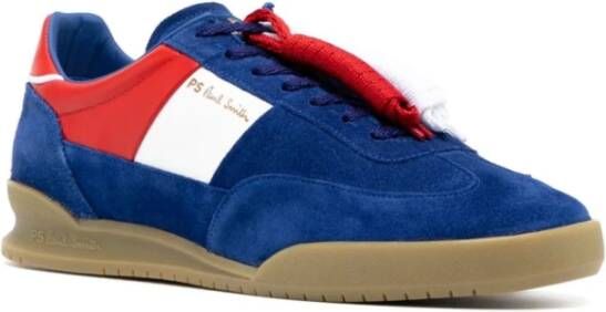 PS By Paul Smith Blauwe Suède Sneakers Blue Heren