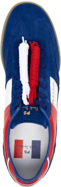 PS By Paul Smith Blauwe Suède Sneakers Blue Heren