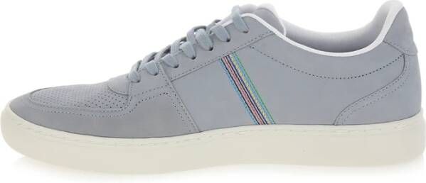 PS By Paul Smith Blauwe Suède Sneakers met Borduursel Blue Heren