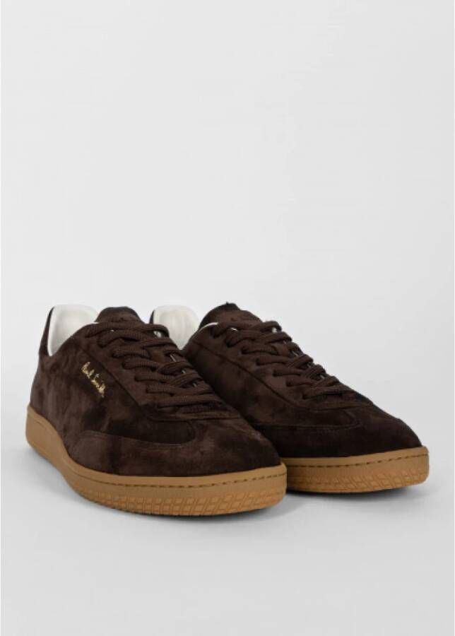 PS By Paul Smith Bruin Suède Modieuze Sneakers Brown Heren