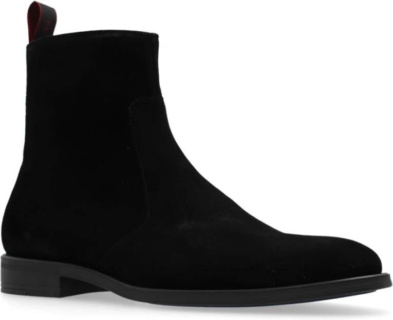 PS By Paul Smith Leren enkellaarzen Black Heren